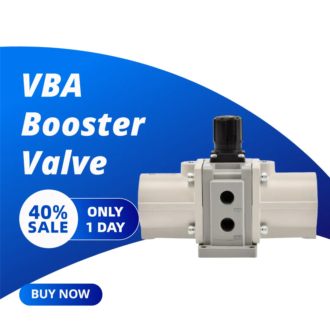 Hot Selling VBA10A-02GN Booster Valve Pneumatic Components for Industry Application