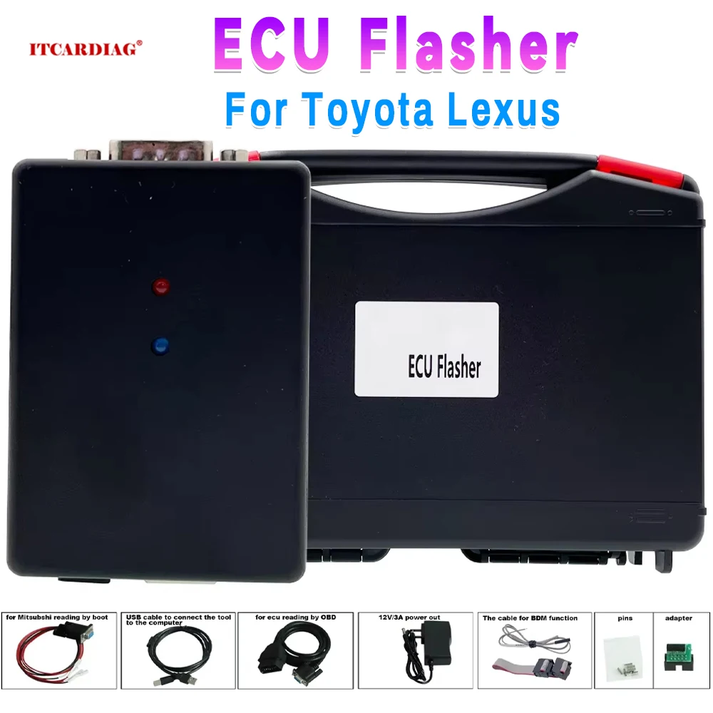 

Программатор ECU Flasher для Toyota Lexus, программатор для Nec 7f00xx Series MCU для Denso 2015 + OBD Write & Some Read 20 pin 26 Pin, коннектор