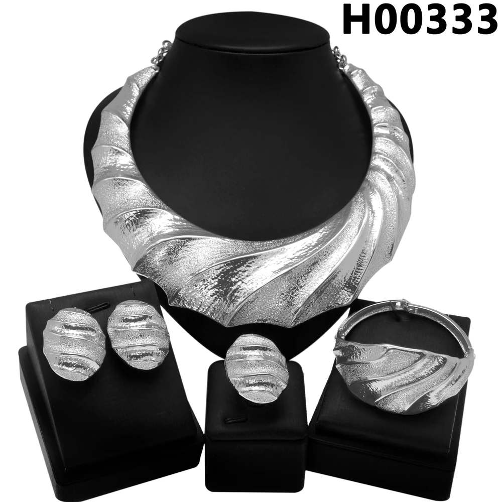 Dubai  Gold Plated Jewelry Sets For Women Brazilian Original Fashion Trend Earrings Rings Wedding Banquet Jewelry Sets