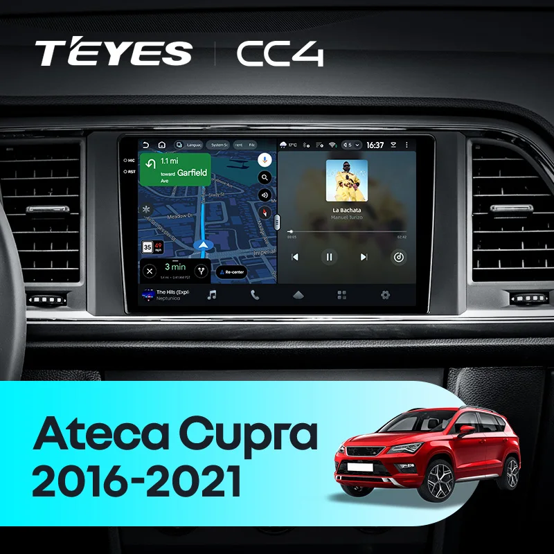 TEYES CC4 For SEAT Ateca Cupra 2016 - 2021 CarPlay Auto 2DIN Car headunit Autoradio Car Radio Multimedia Stereo