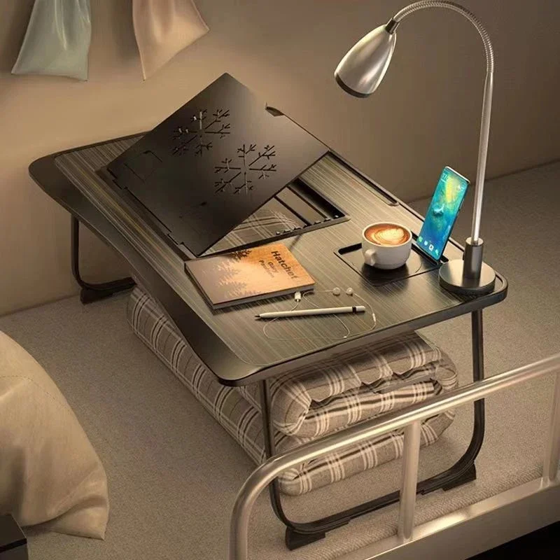 Lit réglable Portable, Table d'ordinateur Portable, canapé de chambre à coucher, lit d'ordinateur pliable, plateau debout, bureau