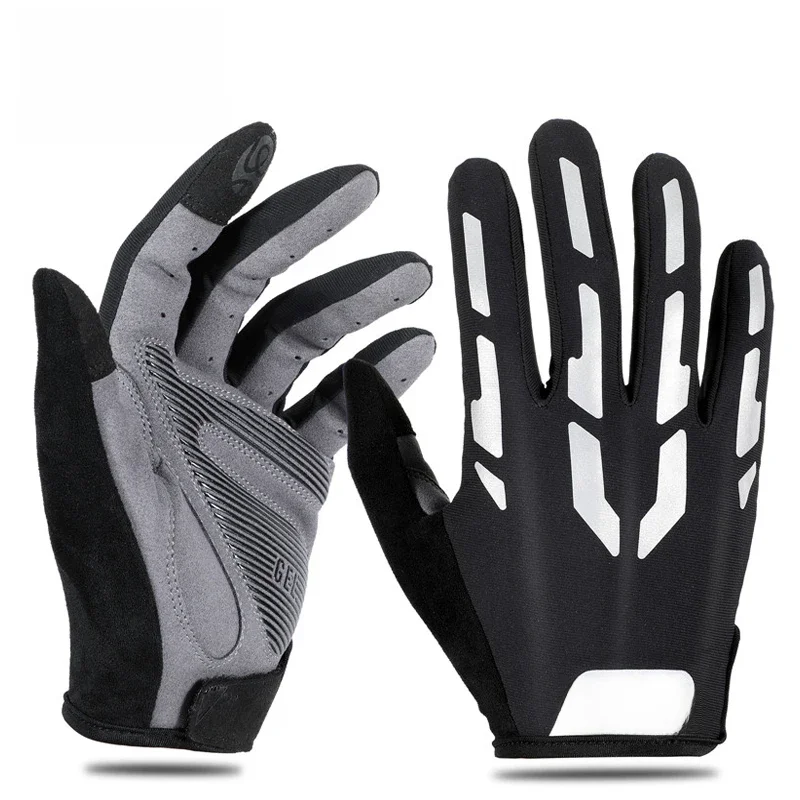 AliExpress West Biking WEST BIKING Cycling Reflective Gloves Touch Screen Breathable Sports Gloves Men Women Bicycle Motorcycle Running Fitness Gloves