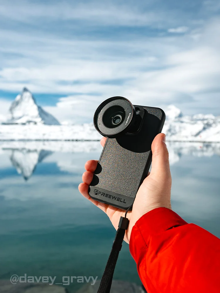 Freewell Sherpa F-Mount Handyhülle Kompatibel mit iPhone 14/15 Pro Unterstützt F-Mount Objektiv und Magnetfilter – Detail 6