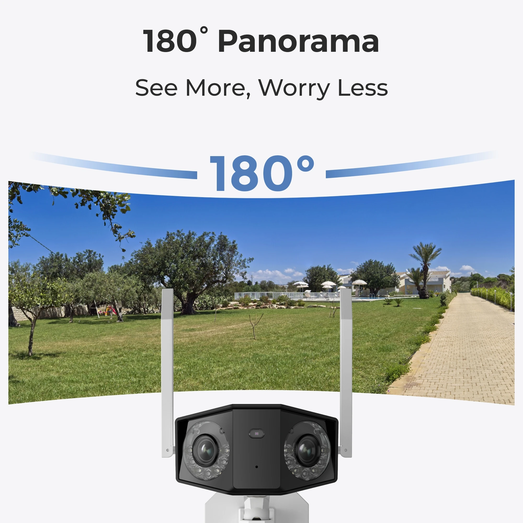 Reolink Duo 2 WiFi Camera 4K Dual Lens Outdoor Security Camera CCTV 8MP IP Cam Smart Detection Home Video Security Protection