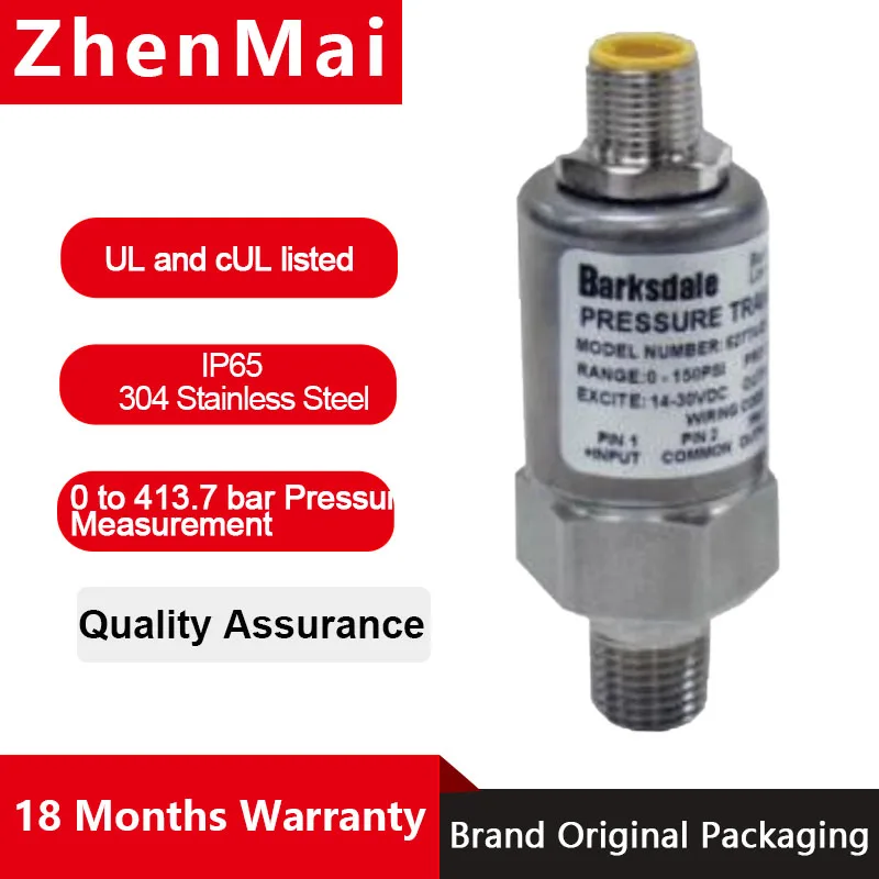 

100% original and authentic Pressure switch PRESSURE TRANSMITTER Sensors 625T4-16-P3 625T4-18-Z23