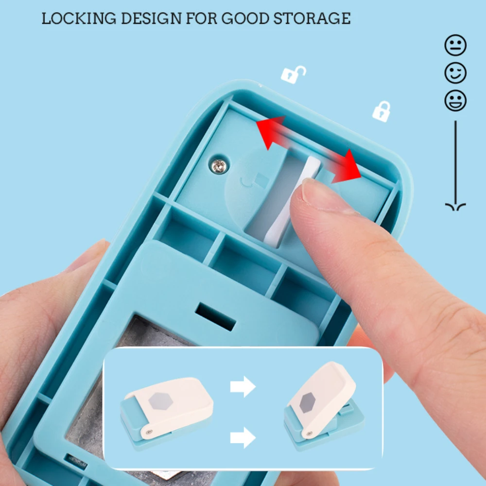 Tab Punch Gifts Loose Leaf Separator Label Punch for Planner Inserts Notepad Tab Punch Craft Paper Cutter Sketchbook Scrapbook