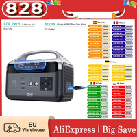 Daranener Neoz 220V Pure Sine Wave Portable Power Station 300W 179.2Wh Lifepo4 Battery, Led Fashlight, 1.5Hrs Fast Charging
