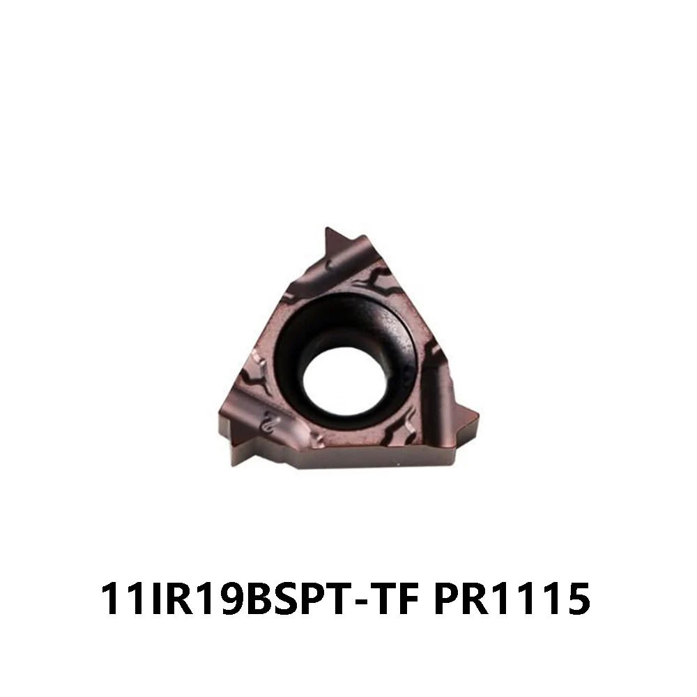 Máquina cortadora de torno CNC Original 11IR19BSPT-TF 11IR14BSPT-TF PR1115, insertos de carburo 11 IR 11IR 14 19 BSPT TF