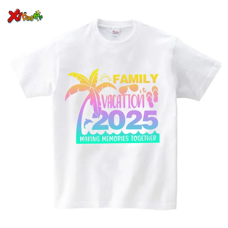 Chemises de voyage en famille assorties, chemise de croisière en famille, tenues de fête, look de famille, chemises de vacances, tout-petit, bébé, 2025, 2025