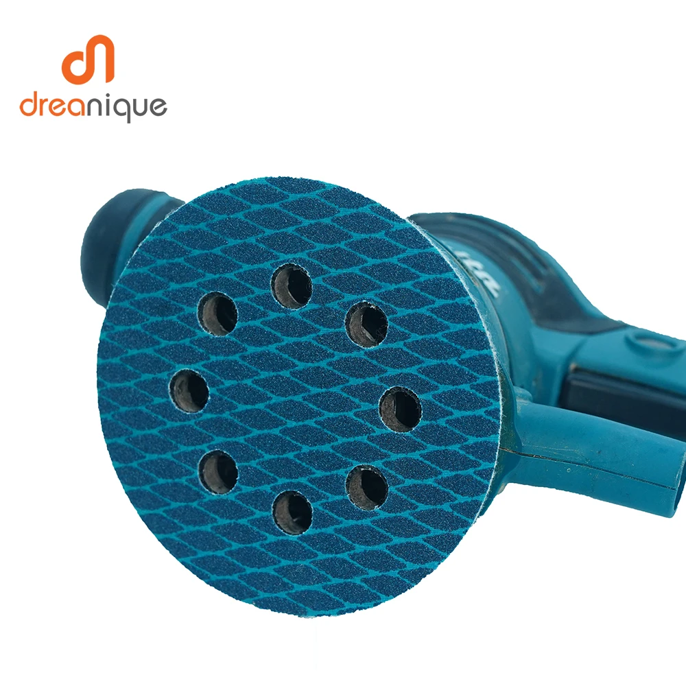 Imagem -06 - Dreanique-disco de Lixa Gancho e Loop Lixa Anti-enterramento Premium Ferramentas Abrasivas Grit 125 mm Buracos 20 Unidades