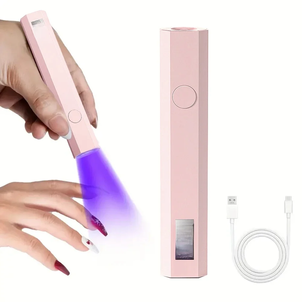 YIKOOLIN Mini Handheld UV Licht Schnelle Gel Nagel Trocknen Lampe für Home Salon Werkzeuge Professionelle Nagel Phototherapie Taschenlampe Stift
