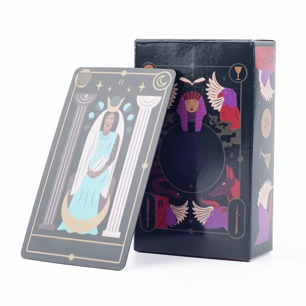 Tarot Magick Deck avec guide 10,3 x 6,1 cm Cartes Oracle de table pour fêtes pour divination et jeu de société d'insight spirituel