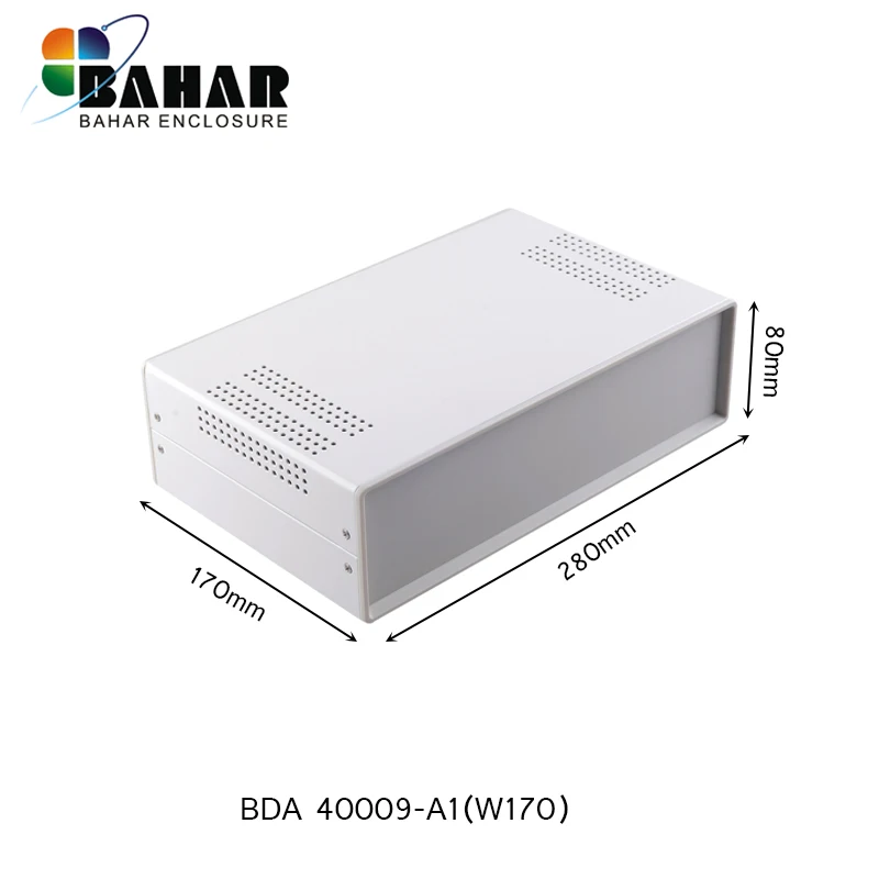 Bahar Enclosure Iron Case Wire Junction Box Instrument Shell Distribution Box Power Controller Housing  BDA 40009-W170