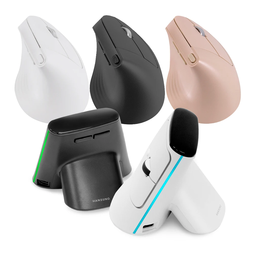 Han Sheng Computer Low Noise Vertical Wireless Mouse Series