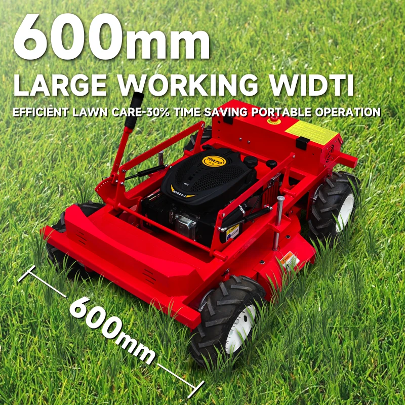 

Custom high quality all terrain lawn mower, industrial grade durable smart remote control, 600mm mowing width zero turn
