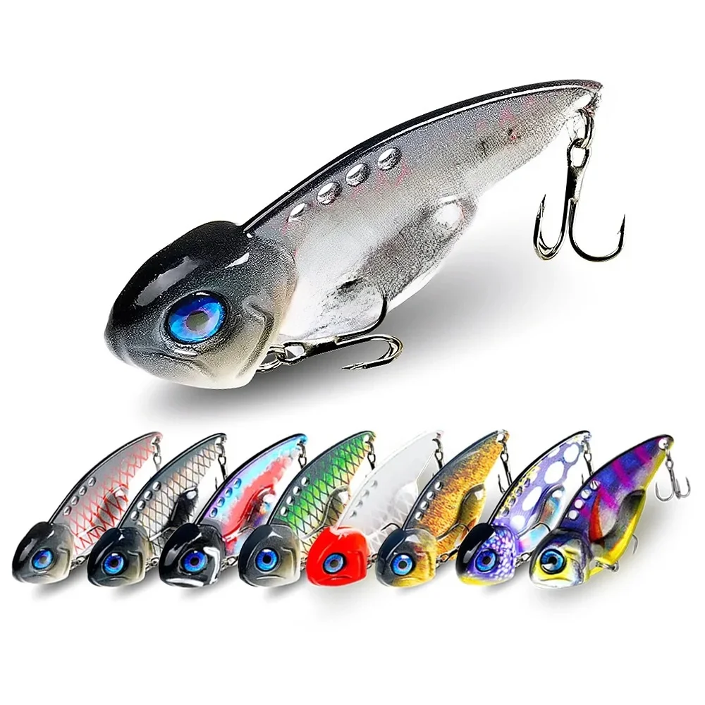 Metall VIB Angelköder 7g/10g/15g/20g Vibration Löffel Wobbler sinkende Wobbler Swimbait Eis Jigs künstliche Köder Tackle