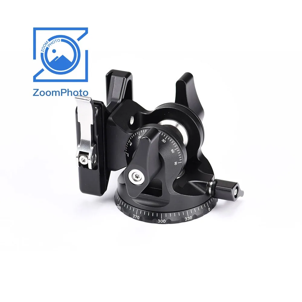 DT-03 Two-way Head Tripod 360 Degrees Panning Base for Telephoto Lenses with High Load Capacity