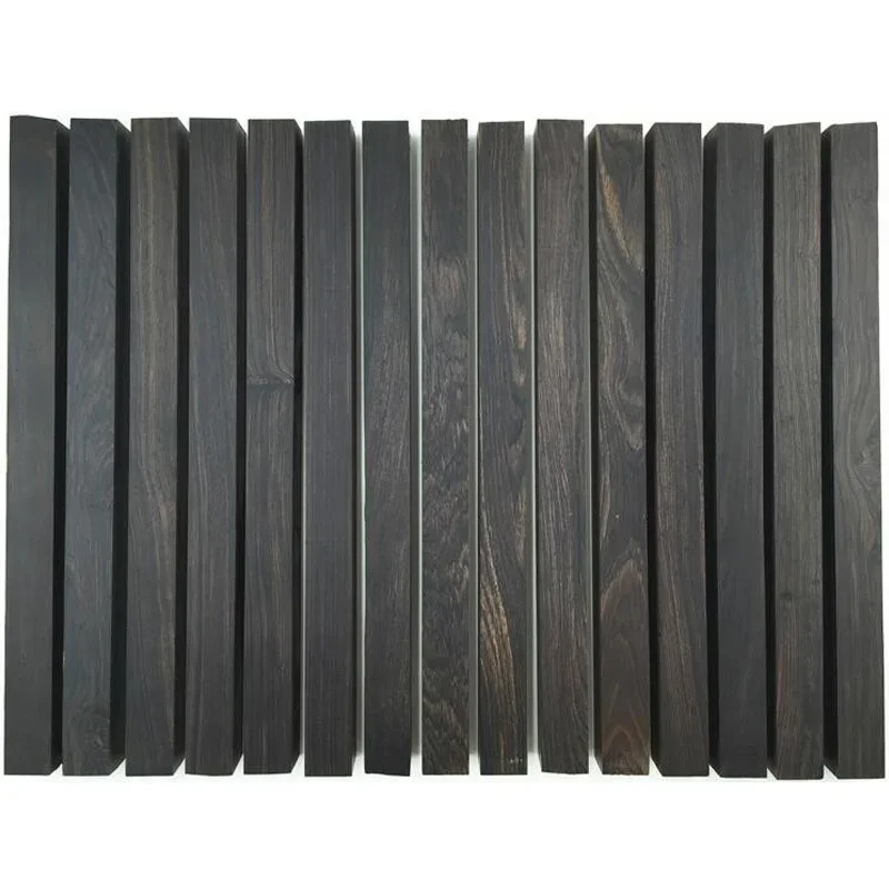 Bricolage bois d'ébène bois inachevé acajou est africain ébène rouge bois de santal tranches de bois pièces en bois pour artisanat décoration en bois