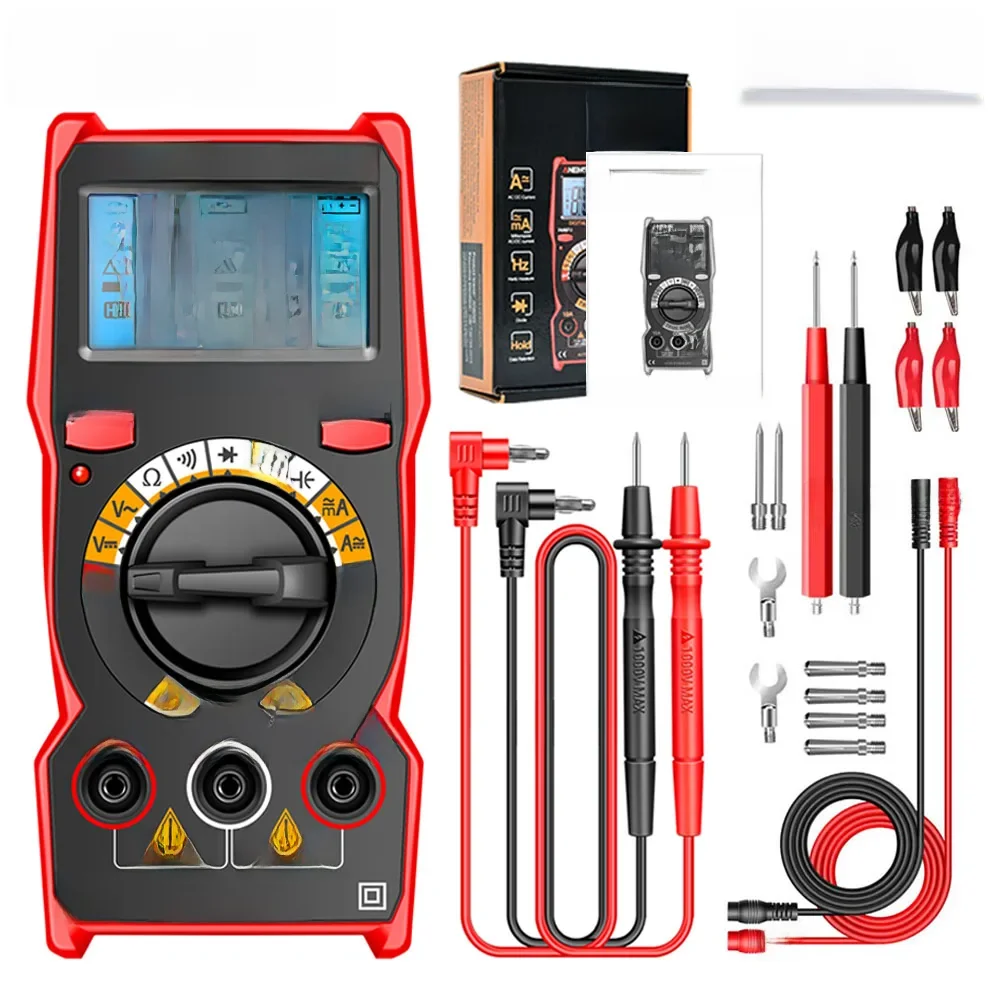 ANENG SZ309 multimètre intelligent 1999 compte numérique professionnel haute précision compteur de tension AC/DC multimètre outils faciles à cary