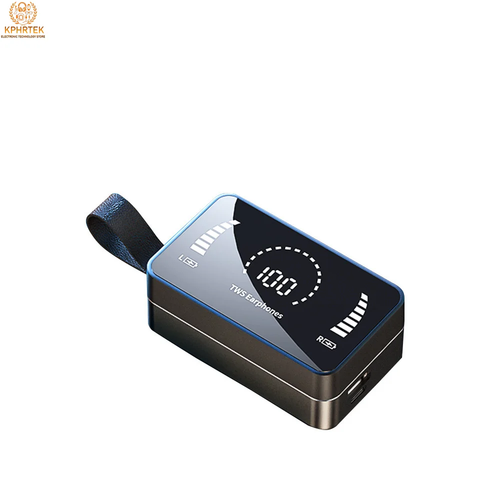 H3 Bluetooth Earphones, a new cross-border product, wireless Bluetooth earphones with dual-ear display, custom-designed TWS larg