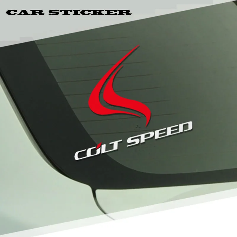 Colt Speed Design Car Styling Stickers Racing Window Decor Decals Accessories Parts For Mitsubishi Outlander Lancer Asx