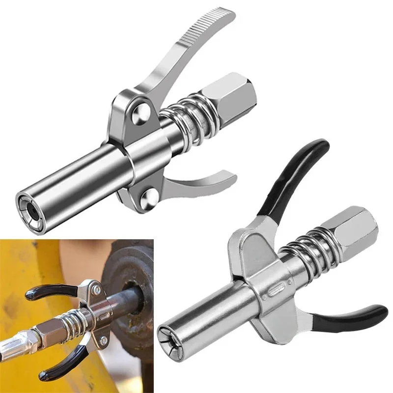 Coupleur de pistolet à graisse 10000 PSI, buse haute pression, pompe à huile, injecteur automatique, tête de lubrifiant, pièces de Service, buse à pointe de lubrifiant