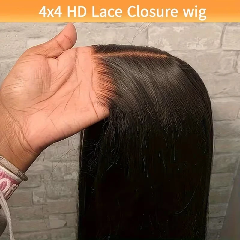 

Glueless Wigs Human Hair Ready To Wear Bone Straight Human Hair Wigs 30 Inch Pre Cut 4X4 5X5 Hd Lace Closure Wig Brazilian Hair
