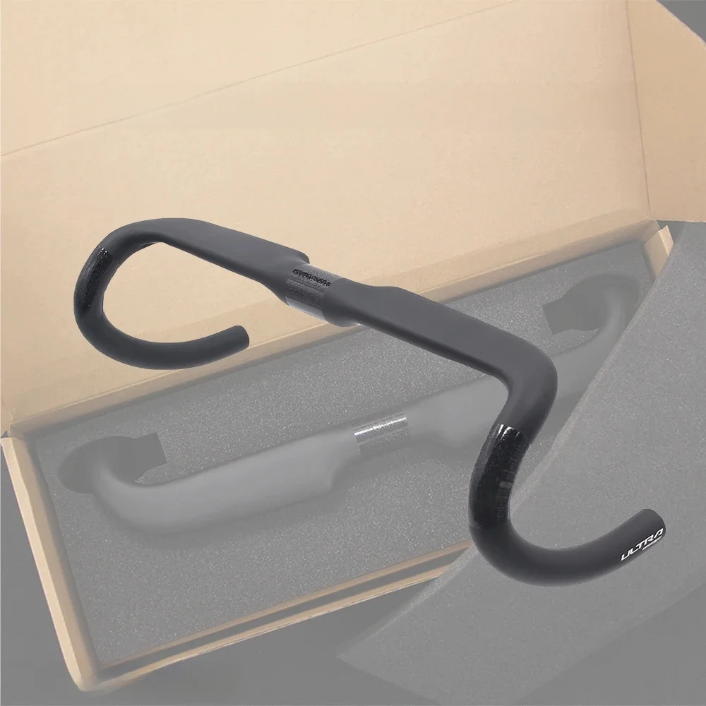 AliExpress ULLICYC AERO And Lightweight Road Handlebar 360mm/380mm/400mm/420mm Matt Fully Integrated Cables Bicycle Gravel HandleBar,T1000