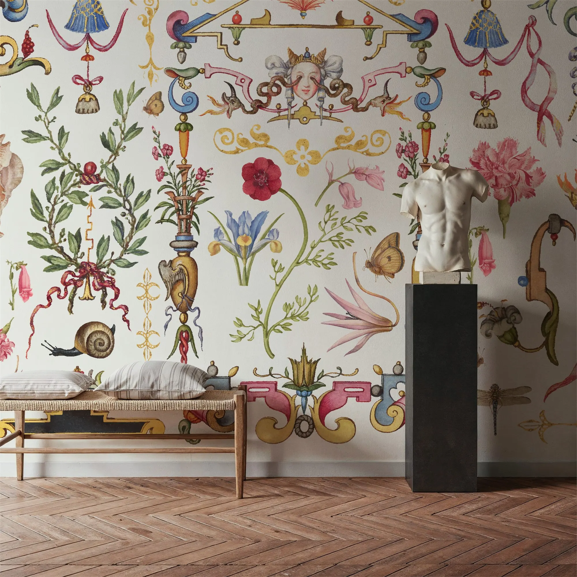 The Victorian Custom Wallpaper Wall Mural for Living Room