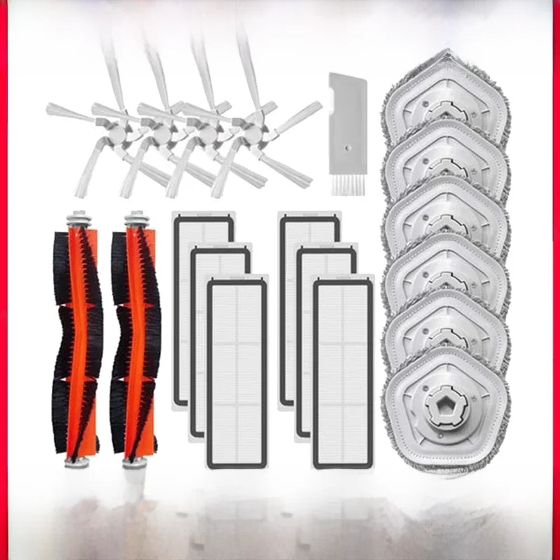 Accessoires pour aspirateur Robot Dreame Bot W10 / W10 PRO, filtre HEPA, brosse latérale principale, tampon en tissu de vadrouille, pièces de rechange