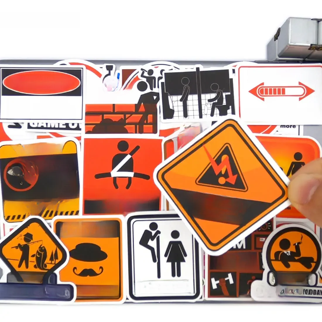 AliExpress HOTEMPO 20/30/50PCS Warning Stickers Danger Caution Working Class Decals for Helmet Car Motorcycle Bike Luggage Laptop Phone Sticker Toy