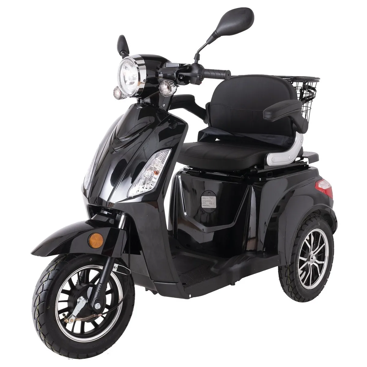

B.E_S._T PROMO JUM!! Электрический скутер на колесах ZT500, глянцевый черный, 900 Вт, с LED-дисплеем JUM!!!! !