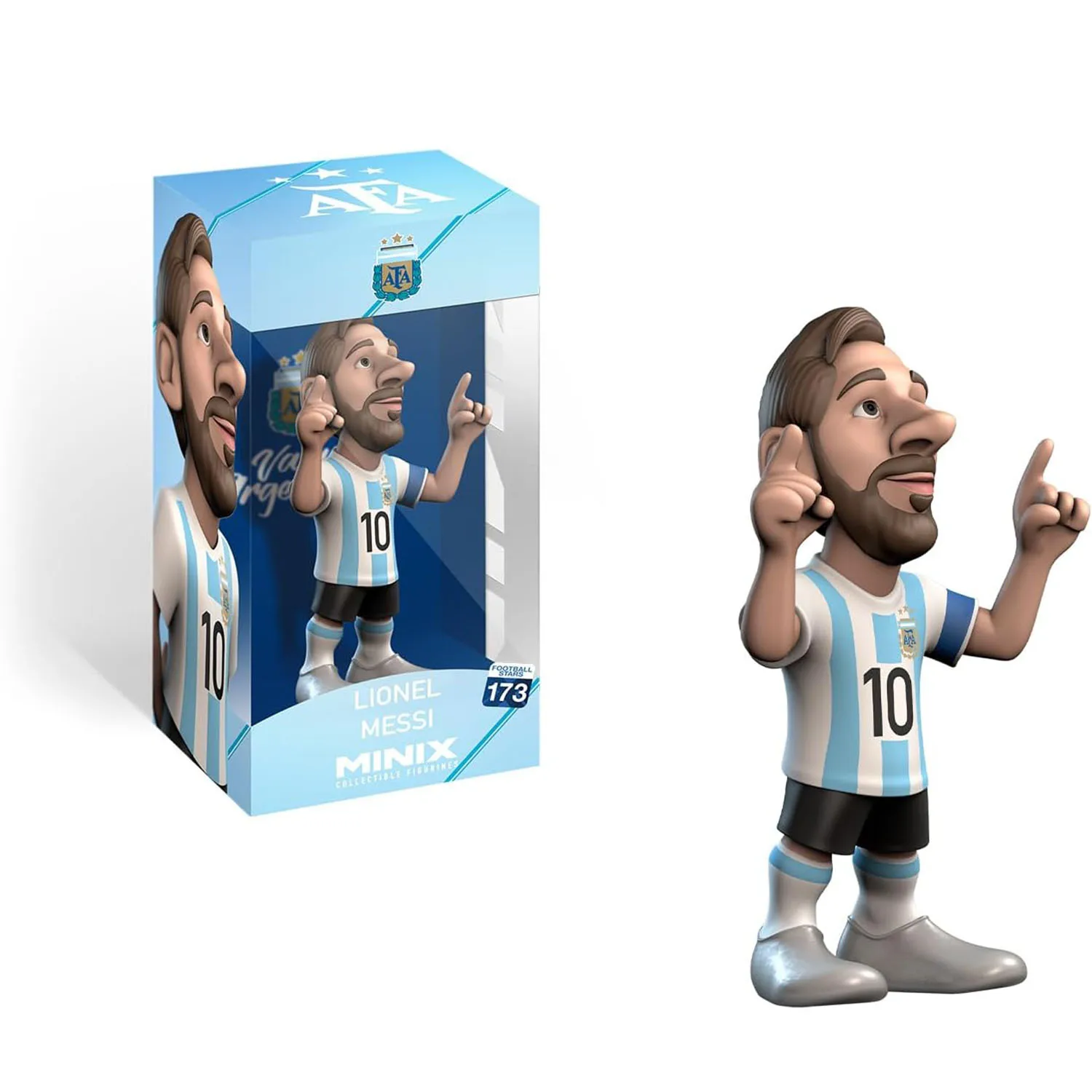 

Официальная фигурка MINIX – Лионель Месси, сборная Аргентины, коллекционная статуэтка 12 см, изысканный подарок, серия «Футбольные звезды»
