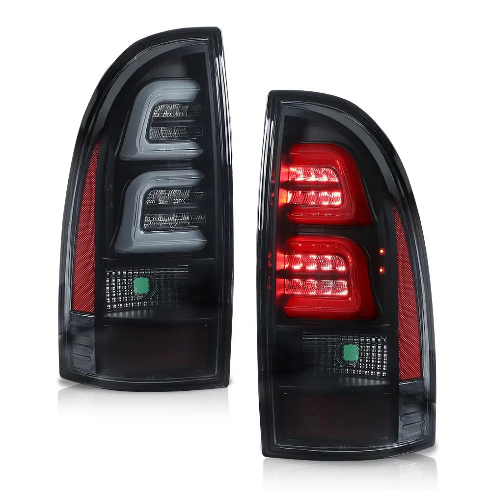 

Светодиодные задние фонари в сборе с белой световой полосой, левая и правая сторона пассажира, подходит для Toyota Tacoma 2005-2015