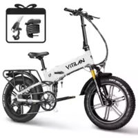 NEW OFFER Vitilan i7 Pro 3.0 E-bike for Adults 750W Folding E-Mountain bike 48V20AH 20 inch Fat Tire Off Road Electric Bike fast