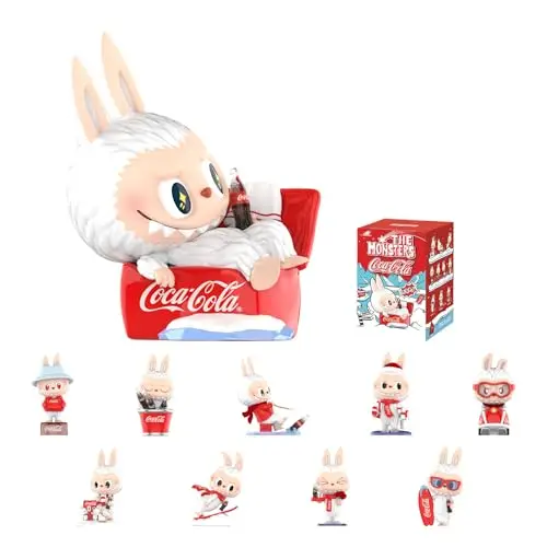 100% auténtico POP MART The Monsters serie Coca-Cola figura de caja ciega Original juguete de acción misterioso regalo de vacaciones coleccionable