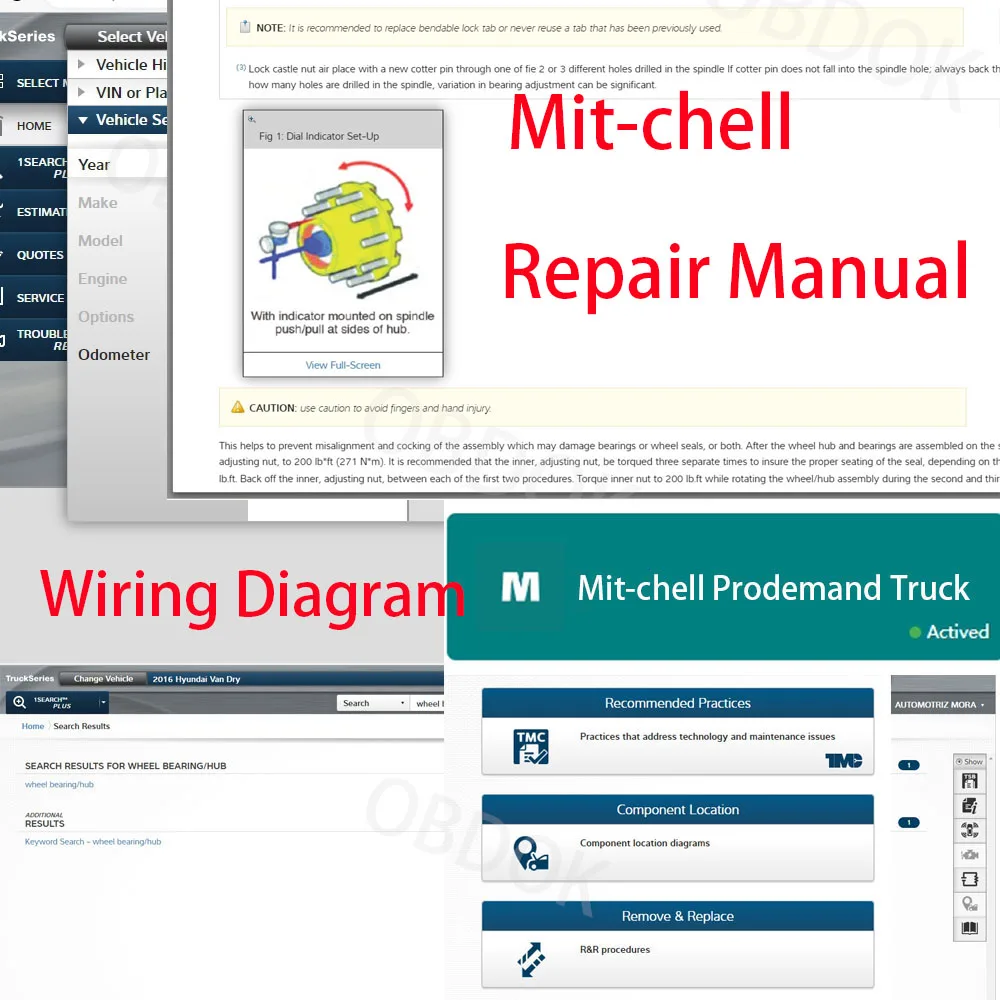 For Mit-chell Prodemand Truck Repair Manual Wiring Diagram Car Repair Software Online Account Support MP/PC
