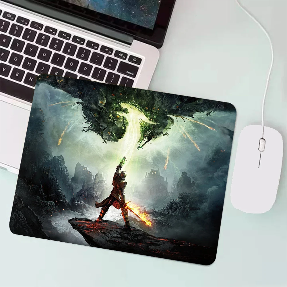 Dragon Age Small Gaming Mouse Pad PC Gamer Keyboard Mousepad Computer Office Mouse Mat Laptop Carpet Anime Mause pad Desk Mat