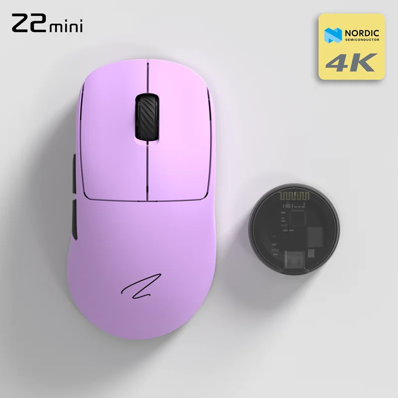 Zopin-ミニワイヤレスマウスz2,スイッチ付き,paw3950, 3モード,軽量