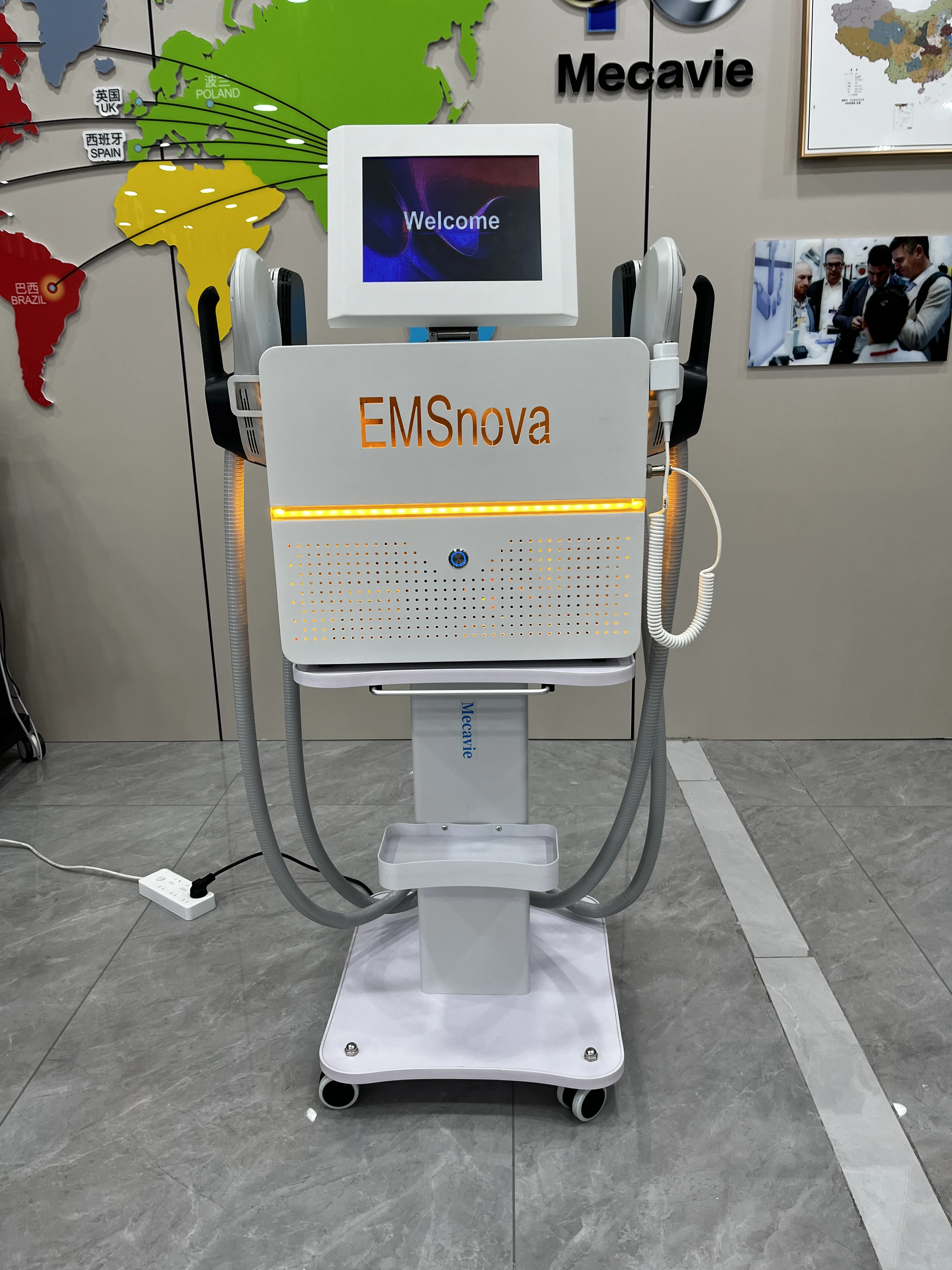 6500W 4 Handles EMS Sculpt Machine HIEMT EMSnova Body Shaping Fat Reduction Muscle Building Skin Tightening Body Beauty Device