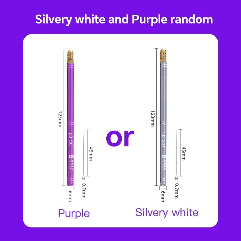 LB TOOL S01 مقبض سكين محمول خفيف للغاية إبرة غير مغناطيسية تصميم آمن مدمج لأداة يدوية لإصلاح الإلكترونيات