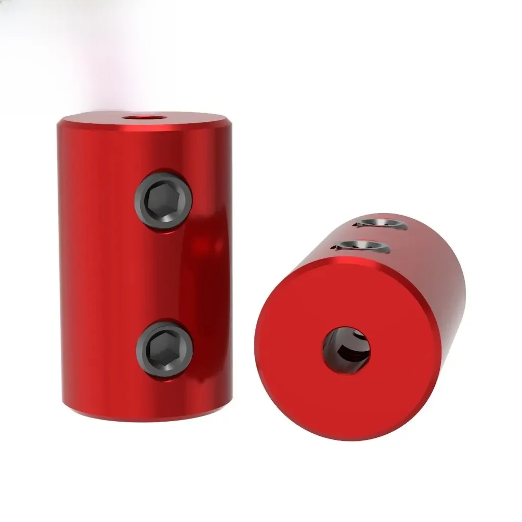 Złącze sztywne z aluminium D12*L20, czerwone, średnica otworu 2mm 2.3mm 3mm 3.17mm 4mm 5mm 6mm, części do drukarek 3D, silnik krokowy — zdjęcie produktu 7
