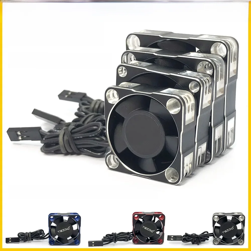 YSIDO Waterdichte Hight Speed koelventilator 3010 3510 4010 4510 voor 1/7 1/8 1/10 1/12 RC Auto 3650 3660 4274 4292 Borstelloze Motor - afbeelding 2