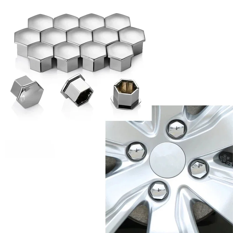 Couvercle de jante d'écrou de roue de voiture, bouchon à vis de pneu pour Peugeot 207 301 307 308 408 508 3008 citroën C4l C5 C2 16 20 pièces, accessoires extérieurs