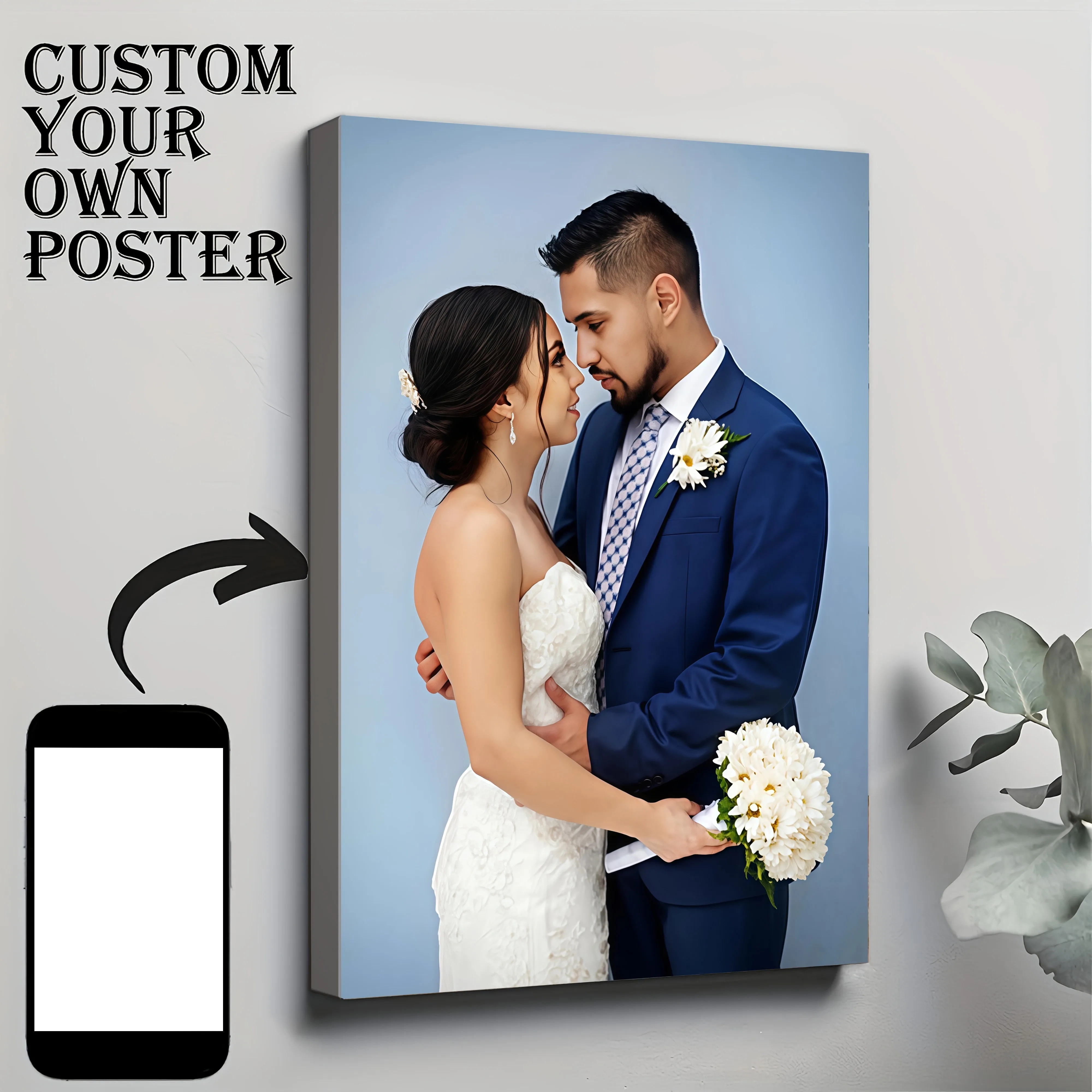 Customizable 2D Canvas Prints – Upload Your Photos to Create Framed Canvas Wall Art.