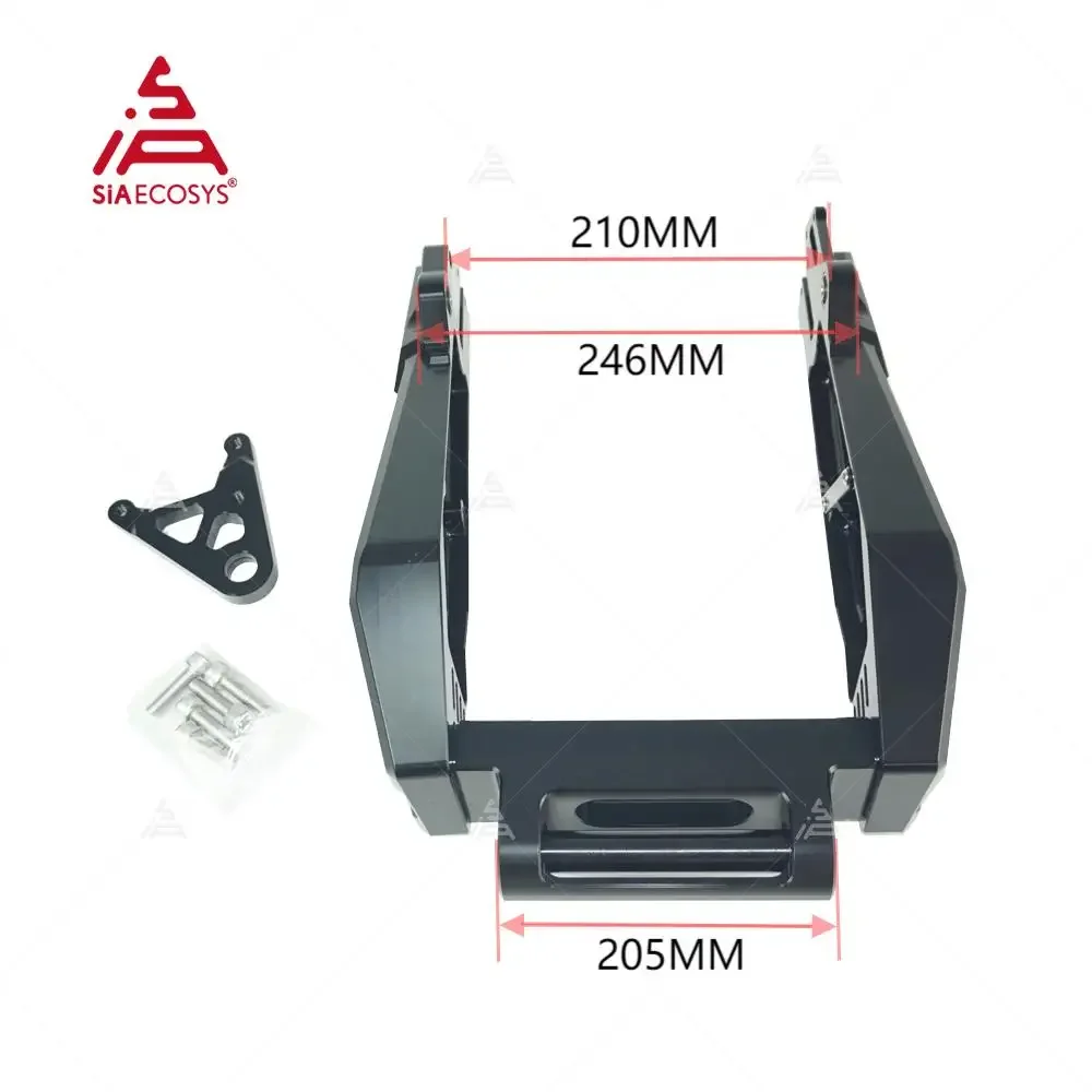 QSMOTOR & SiAECOSYS E-motorcycle Swingarm, Integrated Motor Mount Controller Slot for 3000W Electric Motorcycle