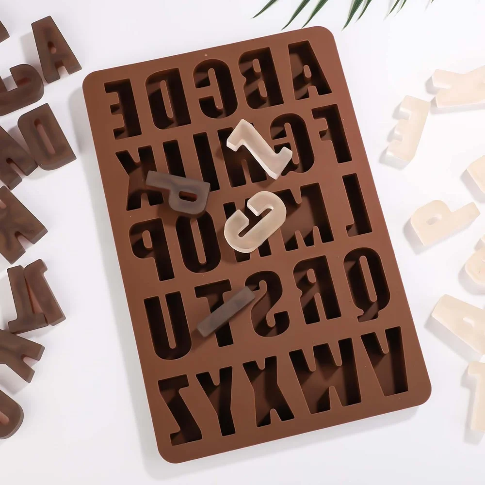 

Силиконовые формы для рукоделия с шоколадными буквами, многоразовые формы для карандашей и воска, силиконовые формы для украшения торта, конфеты, шоколад