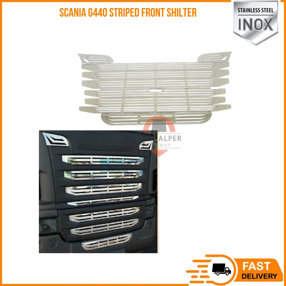 

FOR SCANIA G440 STRIPED FRONT SHILTER CAR PARTS HIGH QUALITY SATISFACTION FAST SHIPPING
