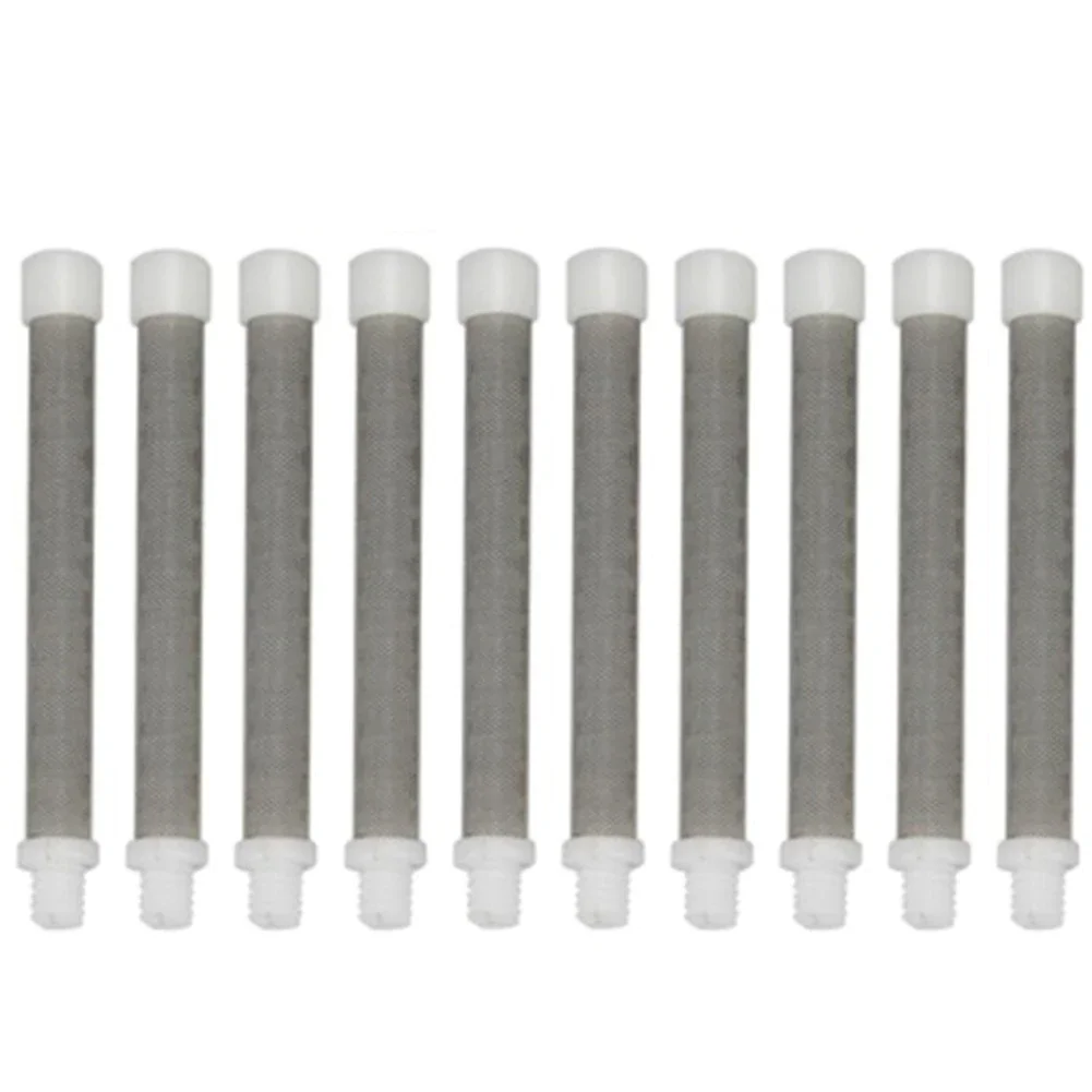 10Pc Airless Filter 60 Mesh Airless Spray Filter 304 Stainless Steel for Wagner Airless Paint Spray Corrosion Resistance