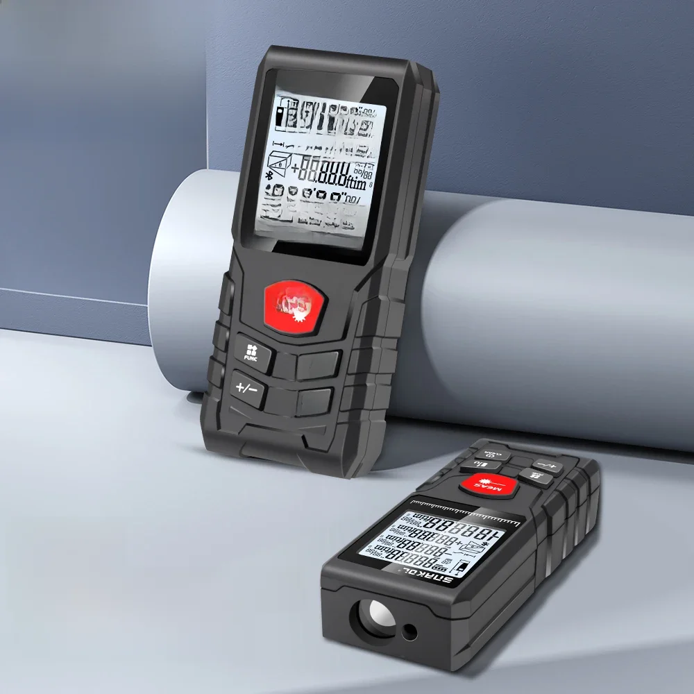 Profissional Digital Range Finder, Snakol Laser Tape Measure, Laser Distância Medidor, Rangefinder,